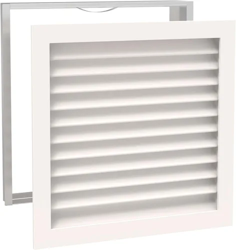 Miniatura 8 de Worth Home Products - Rejilla de retorno vertical de AC de 10 pulgadas de ancho x 20 pulgadas de alto x 3 pulgadas de profundidad para paredes