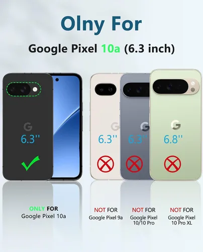 Miniatura 51 de FNTCASE Funda para iPhone 17 Pro: Fundas delgadas translúcidas de color azul claro compatibles con MagSafe, protección completa de la cámara