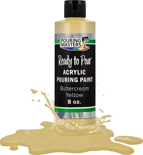 Miniatura 9 de Pouring Masters Caribbean Blue - acrílico listo para verter pintura – Premium 907 gr (32 onzas) pre-mezclado a base de agua – para lienzo, madera