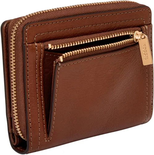 Miniatura 5 de Fossil Logan - Cartera plegable de piel con bloqueo RFID para mujer