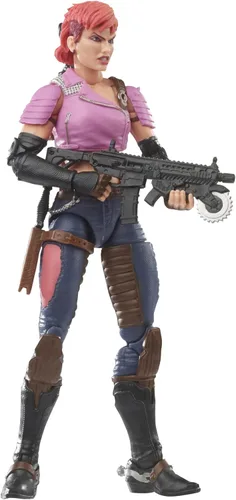 G.I. Joe Serie Clasificada Zarana Figura de acción 48 juguetes coleccionables de alta calidad con múltiples accesorios, a escala de 6 pulgadas, con