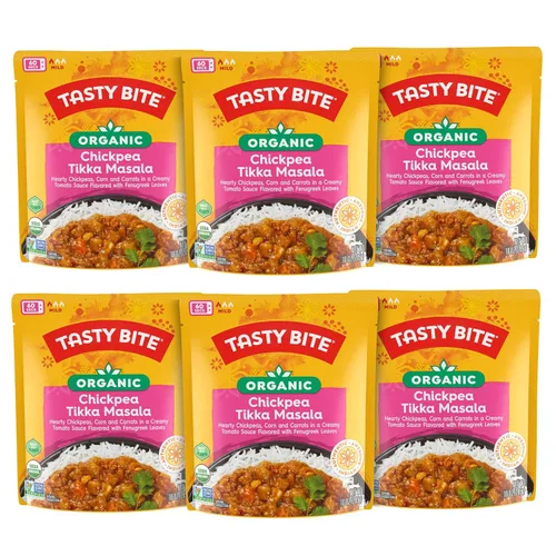 Miniatura 16 de Tasty Bite - Lentejas Madras de 3 frijoles, orgánico, 10 onzas, 6 unidades (paquete de 6)