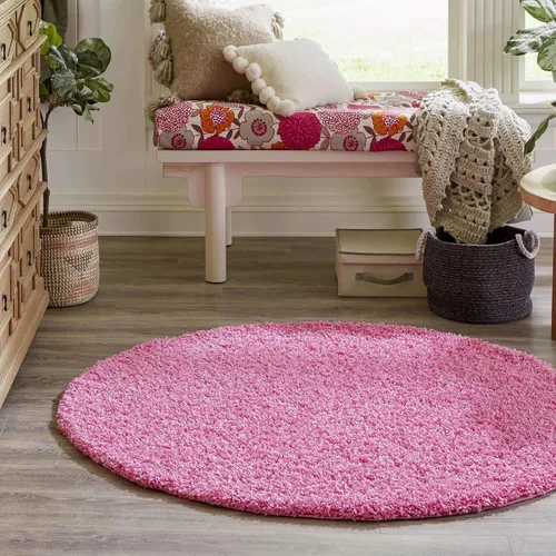Miniatura 66 de Unique Loom Zuniga Solid Shag Collection alfombra moderna de felpa negra de área (7' 0 x 10' 0)