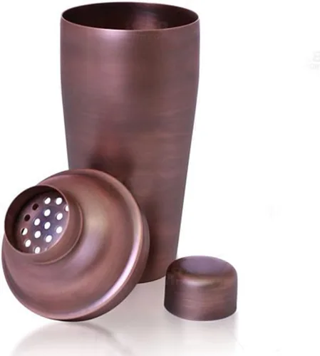Miniatura 2 de BarConic® Coctelera de 3 piezas Deluxe – Acabado antiguo 24oz.