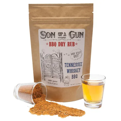 Miniatura 3 de The Spice Hut Son Of A Gun, Condimento para whisky de Tennessee, 3 onzas