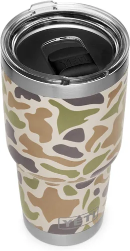Miniatura 20 de YETI Rambler - Vaso aislado al vacío de acero inoxidable de 30 onzas con tapa MagSlider azul (Offshore Blue)
