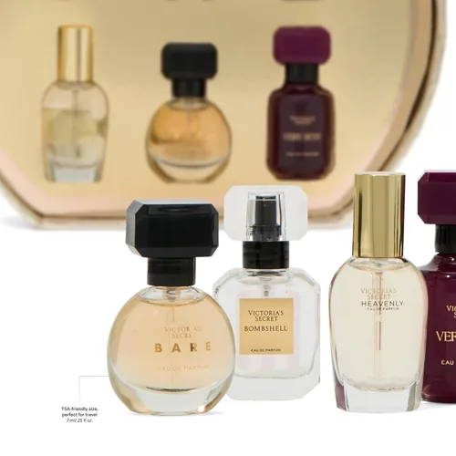 Miniatura 5 de Victoria's Secret - Juego de regalo Mini Eau de Parfum Discovery: Bombshell, Bombshell Magic, Tease, Bare, Very Sexy y Heavenly