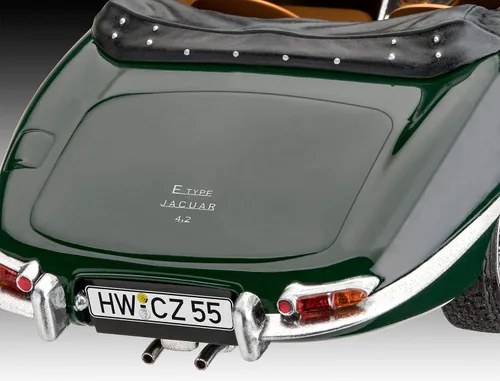 Miniatura 5 de ドイツレベル(Revell) Nivel alemán 07687 1/24 Jaguar E-Type Roadster Modelo de plástico