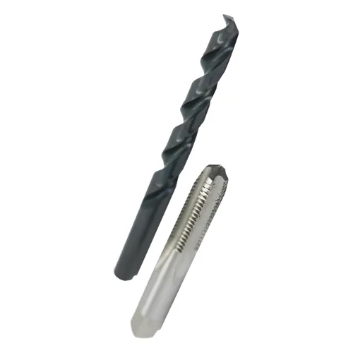 Miniatura 13 de Drill América - Juego de brocas para taladro y llave de acero para alta velocidad POU (#0-80 - 1-1/2"-12, m1.6 - m36, NC, NF). Set de taladro