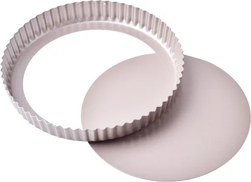Miniatura 14 de Sartén rectangular para tartas de 13 pulgadas con parte inferior suelta extraíble, antiadherente, oblongo para hornear en horno (dorado champán)