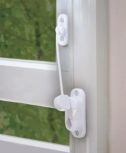 Miniatura 3 de Dreambaby Breezz-Safe - Bloqueo de restrictor de ventana deslizante sin llave para niños - Tope de seguridad para bebés - Blanco