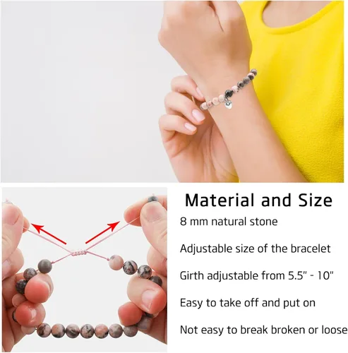 Miniatura 3 de NANOOER Regalos para adolescentes y niñas, con texto en inglés You Are Braver Stronger Smarter Than You Think, pulseras inspiradoras