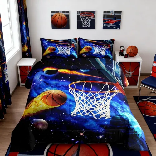 Miniatura 48 de Juego de edredón de caricaturas de autos para adolescentes, juego de ropa de cama de transporte urbano, ropa de cama para decoración del hogar