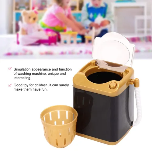Miniatura 4 de Lavadora, mini lavadora eléctrica para brochas de maquillaje, máquina automática de limpieza de secado rápido de plástico de simulación para mujeres