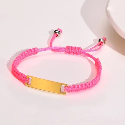 Miniatura 11 de Pulsera de barra para bebé: chapado en oro de 18 quilates, pulsera con placa de identificación personalizada para niños pequeños de mamá, nombre