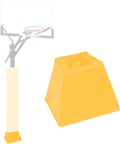 Miniatura 9 de Base acolchada de baloncesto de base cuadrada para baloncesto, almohadilla cuadrada de alta resistencia, para exteriores se adapta a 4 x 4 pulgadas