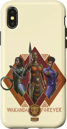 Miniatura 5 de iPhone 16 Marvel Black Panther: Wakanda Forever Hero Warrior Trio Case