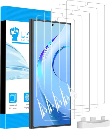 Miniatura 11 de LYWHL Paquete de 5 protectores de pantalla para Samsung Galaxy S26 Plus [como el desbloqueo original de huellas dactilares], película protectora