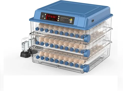Miniatura 18 de Incubadoras automáticas para incubar huevos, capacidad para 6-256 huevos, control automático y ajustable de temperatura y humedad para pollo, pato