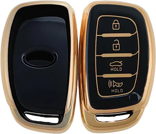 Miniatura 4 de REPROTECTING - Funda de poliuretano termoplástico para llavero compatible con Hyundai Elantra Elantra GT Ioniq Sonata Tucson 2016-2021《no