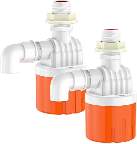 Miniatura 6 de Válvula de bola flotante para tanque de agua, bebedero automático con válvula flotante de control de nivel de agua Aqua Pulse para piscina