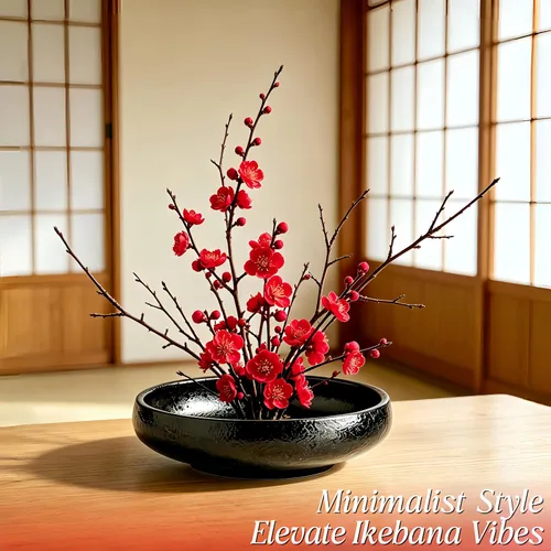 Miniatura 3 de Kit de jarrón Ikebana japonés, cerámicas de contenedor poco profundo para flores, jarrón Ikebana con rana de flores de 1.57 pulgadas y herramienta