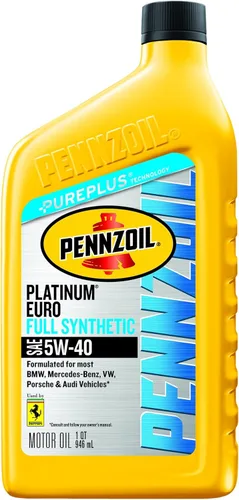Miniatura 3 de Aceite totalmente sintético para motor 5W-40 Platinum Euro, de Pennzoil, 1 Cuarto de galón