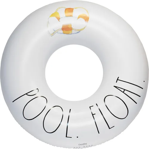 Miniatura 14 de Rae Dunn x CocoNut Flotador de anillo flotante, tamaño adulto, balsa inflable grande de 48 pulgadas y tubo interior de agua duradero, fácil de Happy
