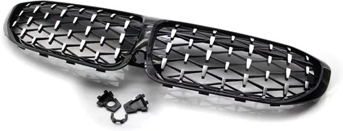 Miniatura 2 de Rejilla de diamante G20 G28 compatible con rejillas de riñón frontales BMW Serie 3 2019 2020 2021 2022, rejilla de reemplazo de parachoques Rejilla