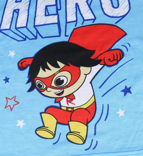 Miniatura 3 de Komar Kids Ryan's World Super Hero - Conjunto de pijama de manga larga para niños