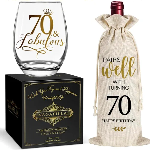 Miniatura 11 de Copas de vino de 40 cumpleaños para abuela, mamá, esposa, padres, mujeres, ella, regalos únicos de 40 años de parte de su esposo, niños, cuarenta
