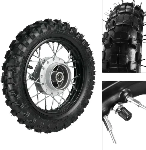 Miniatura 3 de Llanta Trasera de 2.50-10'' para Moto de Cross/Pit Bike, Llanta para Moto de Cross/Pit Bike de 110cc 90cc 70cc 50cc SUNL JOWAY Coo-lster PW50 TTR50