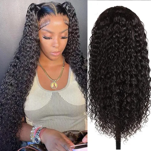 Miniatura 7 de Pelucas de encaje frontal burdeos de cabello humano, pre arrancadas, 180% de densidad, sin pegamento, pelucas de cabello humano pre arrancadas, 18