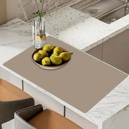 Miniatura 48 de Tapete de silicona súper grande, 120 x 24 pulgadas, tapete de silicona para encimera de cocina, tapete antideslizante resistente al calor, tapete