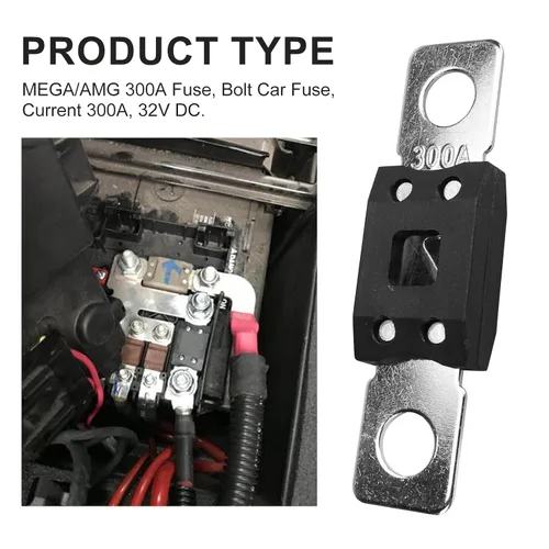 Miniatura 6 de Fusibles MEGA/AMG de 300 A, para Blue Sea Systems MEGA o AMG, bloque de fusibles de seguridad, 300 amperios, también para automóviles, camiones
