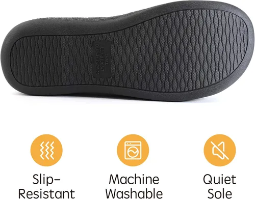 Miniatura 18 de RockDove Pantuflas tipo zueco con forro de sherpa para hombre