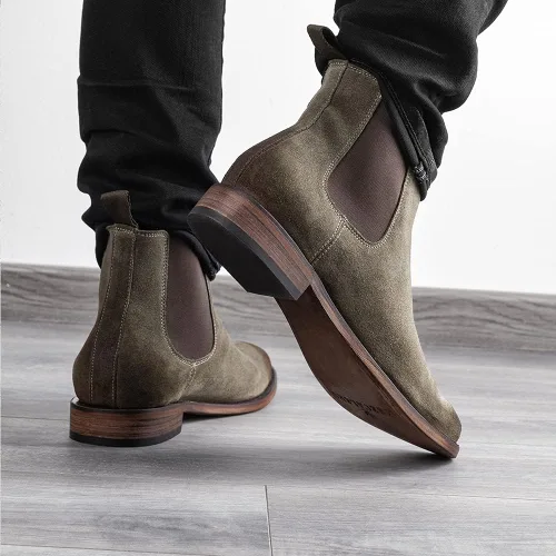 Miniatura 7 de Mezcalero Botas Chelsea de gamuza para hombre - Matt