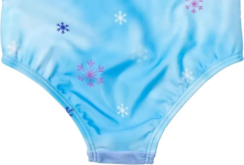 Miniatura 8 de Disney Frozen Elsa Anna - Traje de baño de una pieza para niñas y niños grandes, Azul