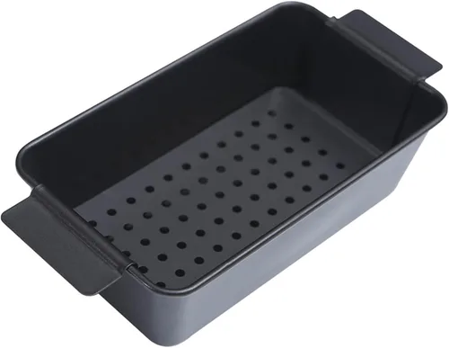 Miniatura 6 de Tosnail Juego de 4 moldes antiadherentes para pastel de carne con drenaje