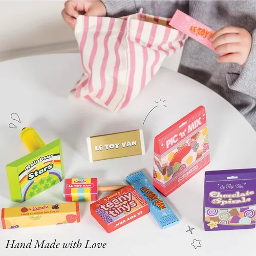 Miniatura 8 de Le Toy Van - Juego de comida de madera para jugar con dulces de simulación Juguete de madera para niños Ideal como regalo - Adecuado