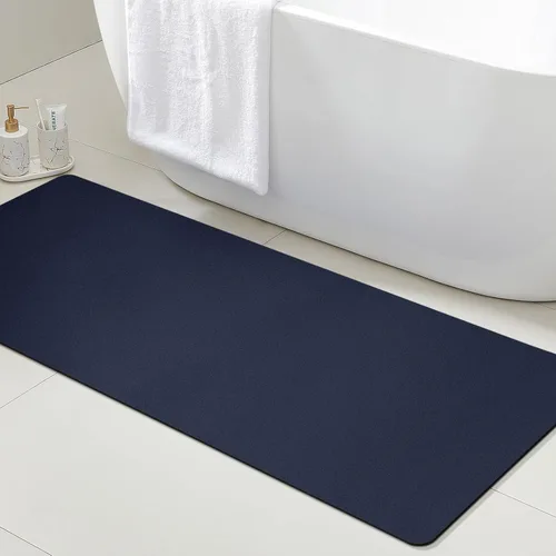 Miniatura 76 de ACCUMTEK Alfombrilla de Baño Ultra Delgada, Alfombrillas de Baño Antideslizantes con Respaldo Mejorado para Colocar Bajo la Puerta, Alfombras