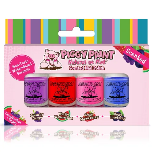 Miniatura 19 de Piggy Paint 4 Esmaltes Neón Set de Caja (¡Bonificación: ¡Resplandor Blacklight!)