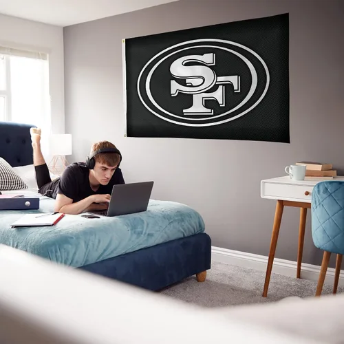 Miniatura 4 de Rico Industries NFL - Bandera de fibra de carbono de 3 x 5 pies, para interiores o exteriores, decoración del hogar, gran regalo, día del juego