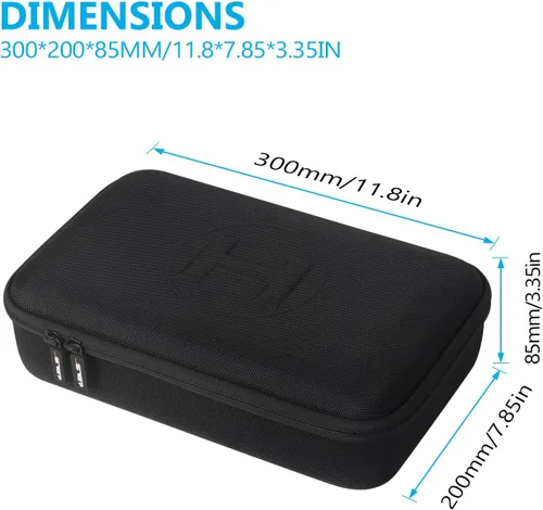 Miniatura 4 de JSVER Estuche de transporte para DJI Mini 3 Pro/Mini 3 - Estuche de almacenamiento de viaje de carcasa dura con control remoto RC/RC-N1 y accesorios