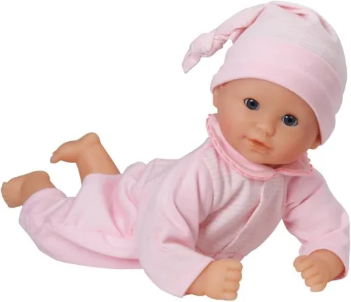 Corolle Bébé Calin Charming Pastel - Muñeca de bebé suave de 12 pulgadas con aroma a vainilla, traje rosa y ojos que se cierran para dormir para