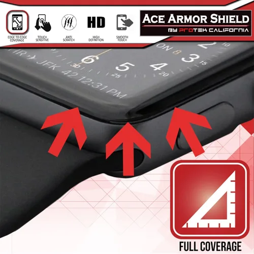 Miniatura 3 de Protector de pantalla Ace Armor Shield (6 unidades) Premium HD impermeable compatible con Apple Watch Series 6 de 1.575 pulgadas (1.575 in)
