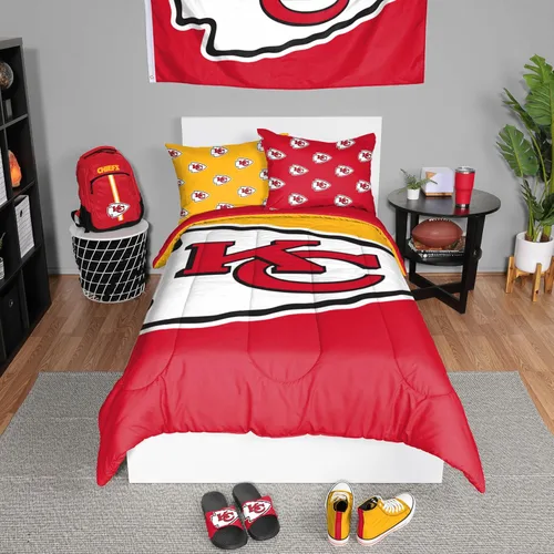 Miniatura 15 de FOCO Unisex-Adult NFL Team Logo Bed in a Bag Comforter Bedding 3-Piece Set