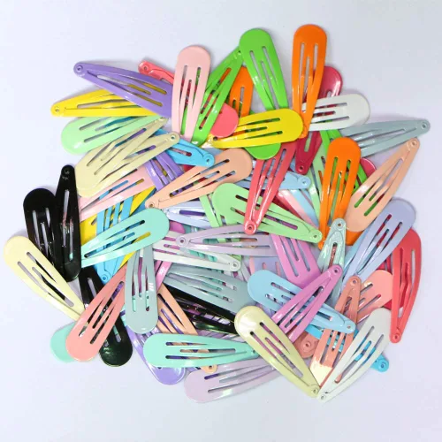 Miniatura 5 de JIARON 80 pinzas para el cabello, pasadores de metal antideslizantes de 2 pulgadas para niñas, niños, bebés y mujeres (20 colores)