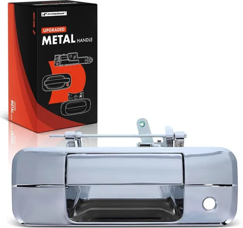 Miniatura 12 de A-Premium Manija de puerta trasera con cerradura compatible con Toyota Tundra 2007-2013, cromada