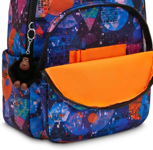 Miniatura 5 de Kipling Mochila para portátil Seoul de 15 pulgadas para mujer, duradera, espaciosa, con correas acolchadas para el hombro, funda protectora